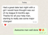 Screenshot of a whatsapp chat between David Meessen and a client. The client states that he had a great date.