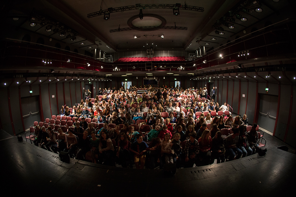 Maybebop performing at the school and family concert, Voices of Spirit 2015, Graz
