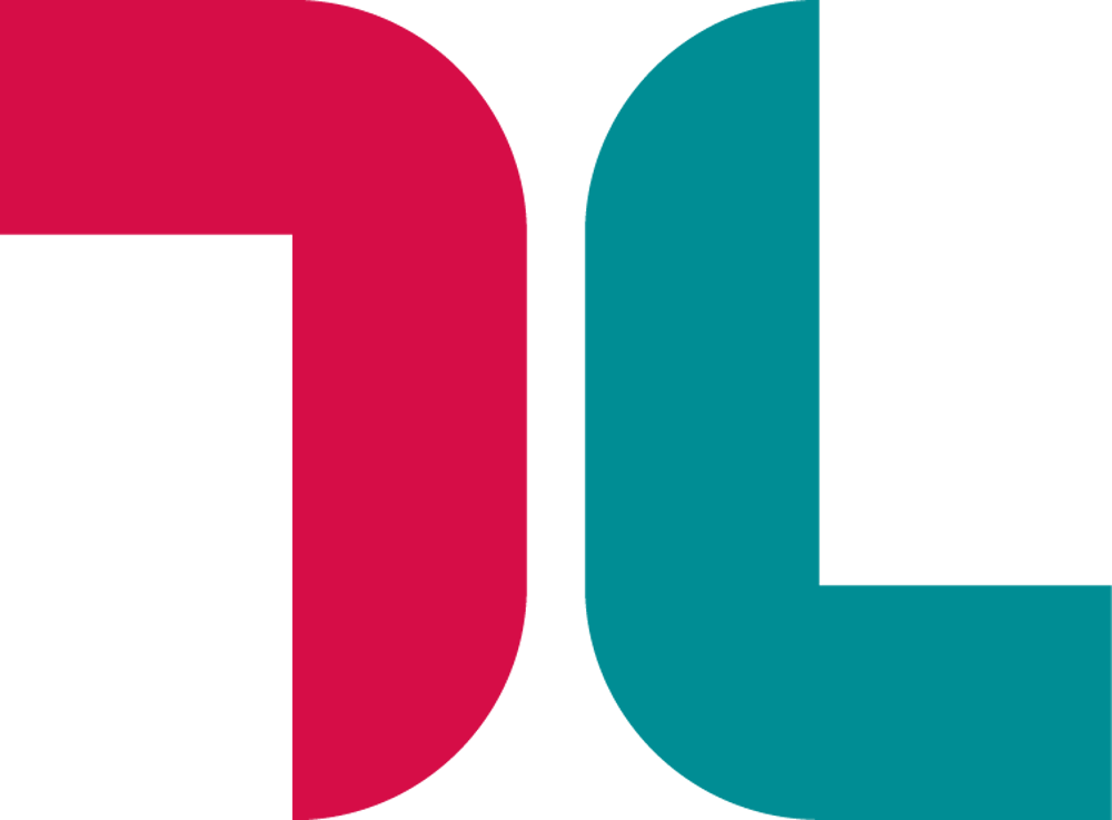 Lorenz Dental Logo mit stilisierter Zahnform und rotem "L" oben rechts.