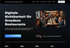 Startseite einer Website mit dem Titel „Digitale Sichtbarkeit für Dresdens Restaurants“ und einem Video von Gästen in einem Restaurant.
