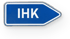 Pfeilschild IHK: Zertifikatslehrgang der IHK