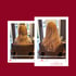 Zwei Instagram-Posts mit einer Frau von hinten, links mit kurzen, blonden Haaren, rechts mit langen, welligen Haaren.