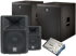 Partyset + 2x Subwoofer