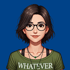 Comicbild von der Rezeptionistin Sylvia
