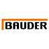 Das Bauder-Logo zeigt das Wort „BAUDER“ in Schwarz mit einem orangefarbenen L-förmigen Balken darüber.