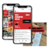 Social-Media-Beiträge von ALK Tools, erstellt von Küstencontent, mit einer Ankündigung der Holz-Handwerk Messe 2024 in Nürnberg, inklusive Halle- und Standnummer sowie Highlight-Posts zu Produkten und Aktionen.