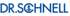 Blaues DR.SCHNELL-Logo mit einem stilisierten Kopf als Punkt über dem „I“.