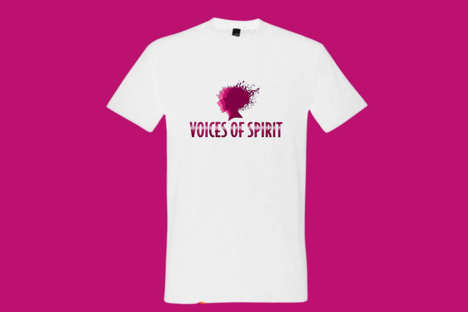 Voices of Spirit shirt in white