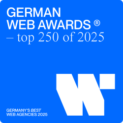 German Web Awards – Top 250 Agentur 2025