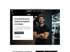 Ein lächelnder Mann mit verschränkten Armen steht neben Text zu einem Online-Gym-Programm für Champions mit der Überschrift „An exclusive online gym program for champions-in-the-making“.