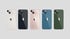 Photorealistic Apple iPhone product set including iPhone 13 and iPhone 13 Mini, with hyper-realistic textures and high-quality renders for marketing visuals.