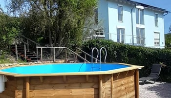 Verkaufte Immobilie: KfW-Energiesparhaus 40 – Exklusives Einfamilienhaus mit Pool in Forchtenberg
