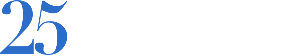 Der Text "25 visuals" auf grünem Hintergrund.