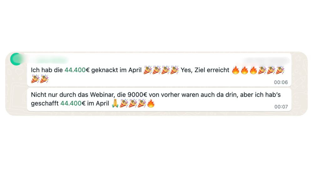 Kundenerfolg WhatsApp 4