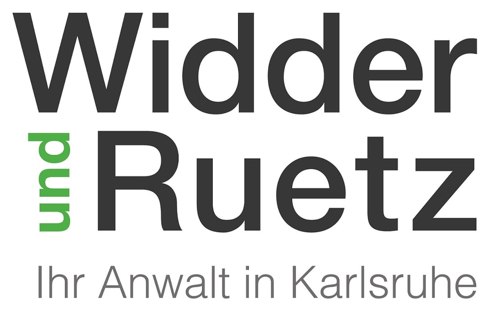 Fachanwältinnen für Familienrecht und Arbeitsrecht Widder & Ruetz Logo