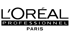 L'Oréal Professionnel Paris Logo in Schwarz auf dunkelgrünem Hintergrund.