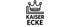 Schwarzes Logo mit einer Krone über dem Text „KAISER ECKE“.