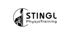 Schwarzes Logo mit STINGL und dem Text "PhysioTrial Blog" darunter.