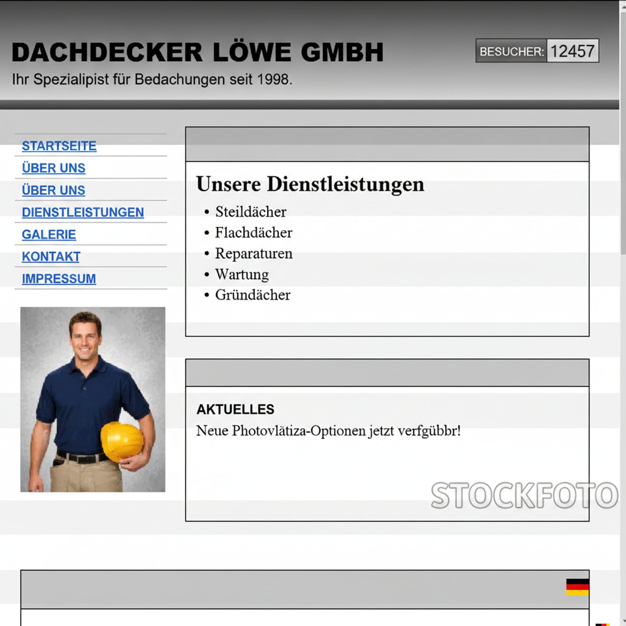 Alte Website