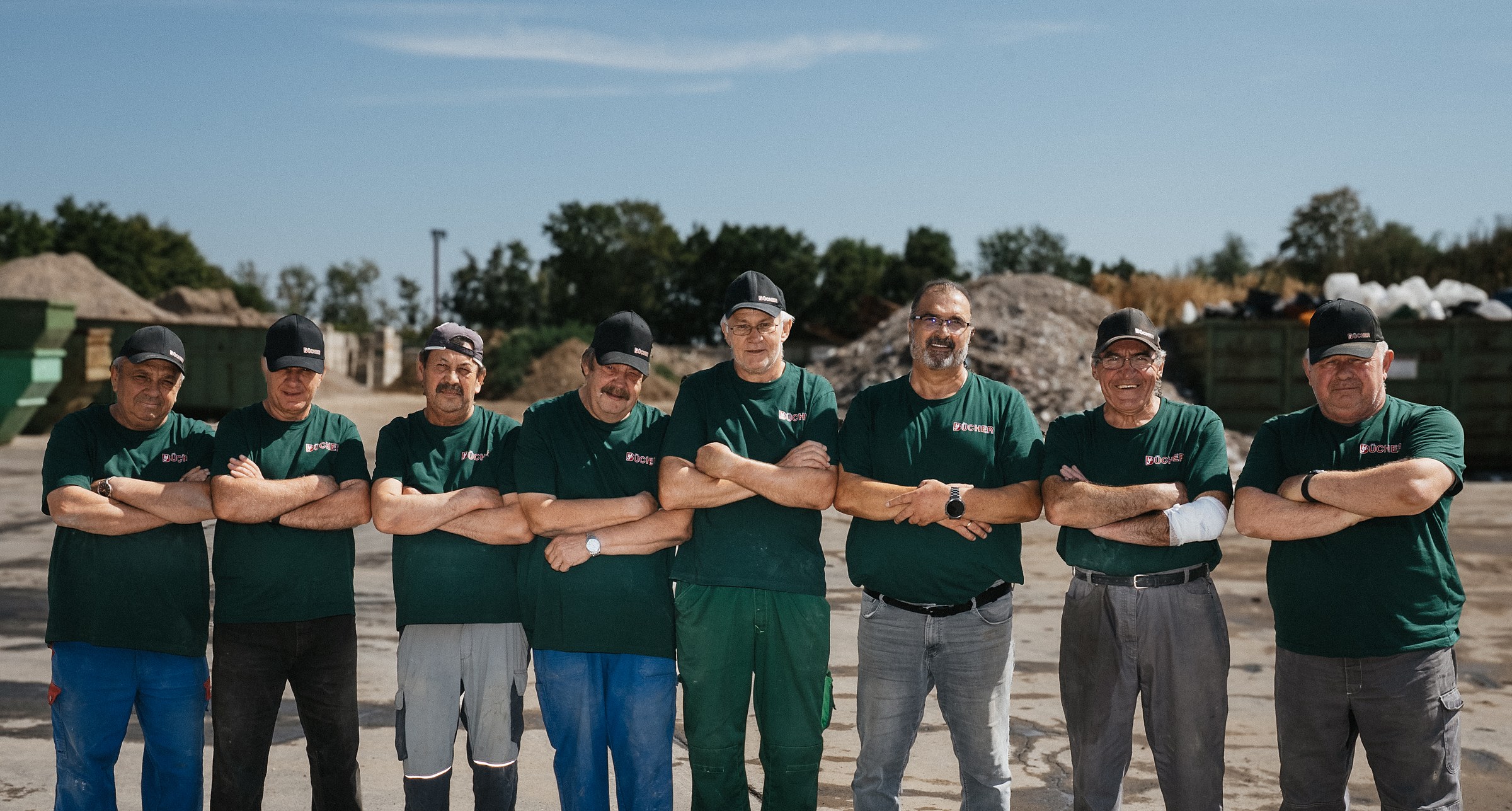 Das Team des Recycling Park Mondorf