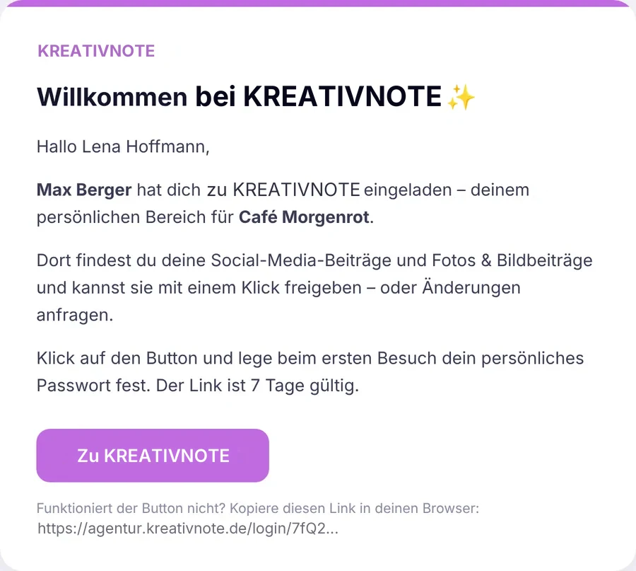 Willkommen im KREATIVNOTE