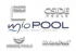 Logos von Poolherstellern: Carro Pools, Cside Pools, mio POOL, Nordiq Pools und Riviera Pool.