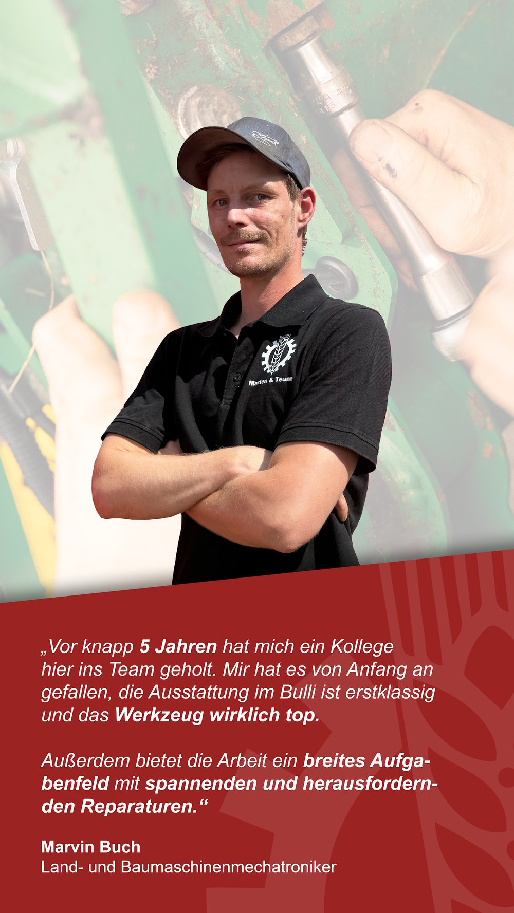 Marvin Buch von Marten & Teune