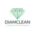 Green diamond outline above "DIAMCLEAN" and "HAUSHALTSAUFLÖSUNGEN" text.