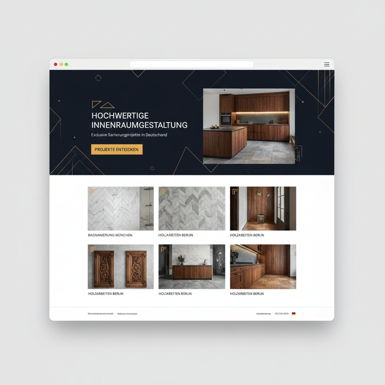 Handwerksbetrieb-Website