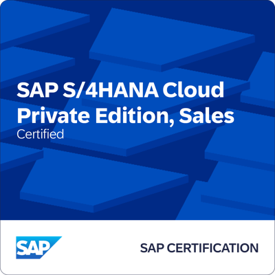 SAP Certified, Sales