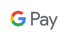 Google Pay Logo mit farbigem G und grauem Pay-Schriftzug.