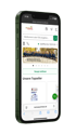 Mobiltelefon zeigt die App der Rathaus-Apotheke Asperg – moderne digitale Unterstützung für Patienten