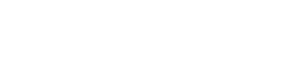 Weißes Logo mit weißem Text "ART OF INK ACAD." in einem weißen Rahmen.