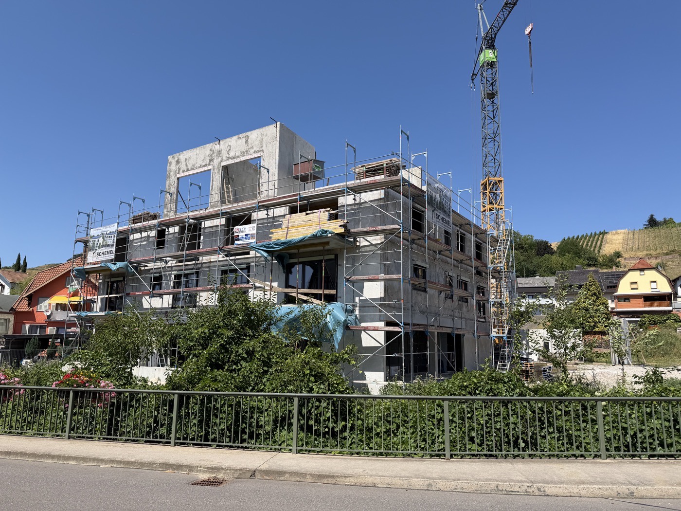 Baustand Adlergasse Bühlertal mit Umgebung