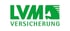 Grünes LVM-Logo mit stilisiertem Pferdekopf und dem Wort "VERSICHERUNG" darunter auf weißem Hintergrund.