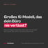 Textkachel von iTechGenius: Großes KI-Modell, das dein Büro nie verlässt?