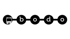 Fünf schwarze Kreise, die horizontal durch eine Linie verbunden sind.