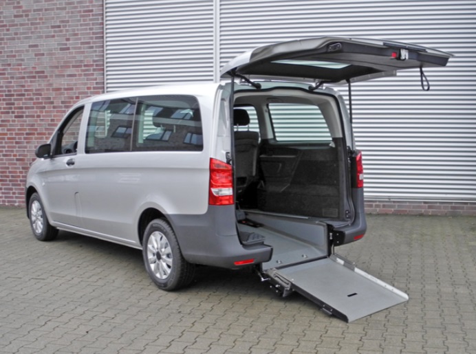 Mercedes-Benz Vito – Rollstuhlplatz im Fahrgastraum