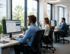 Telefonanlage fürs Büro Team am Arbeiten
