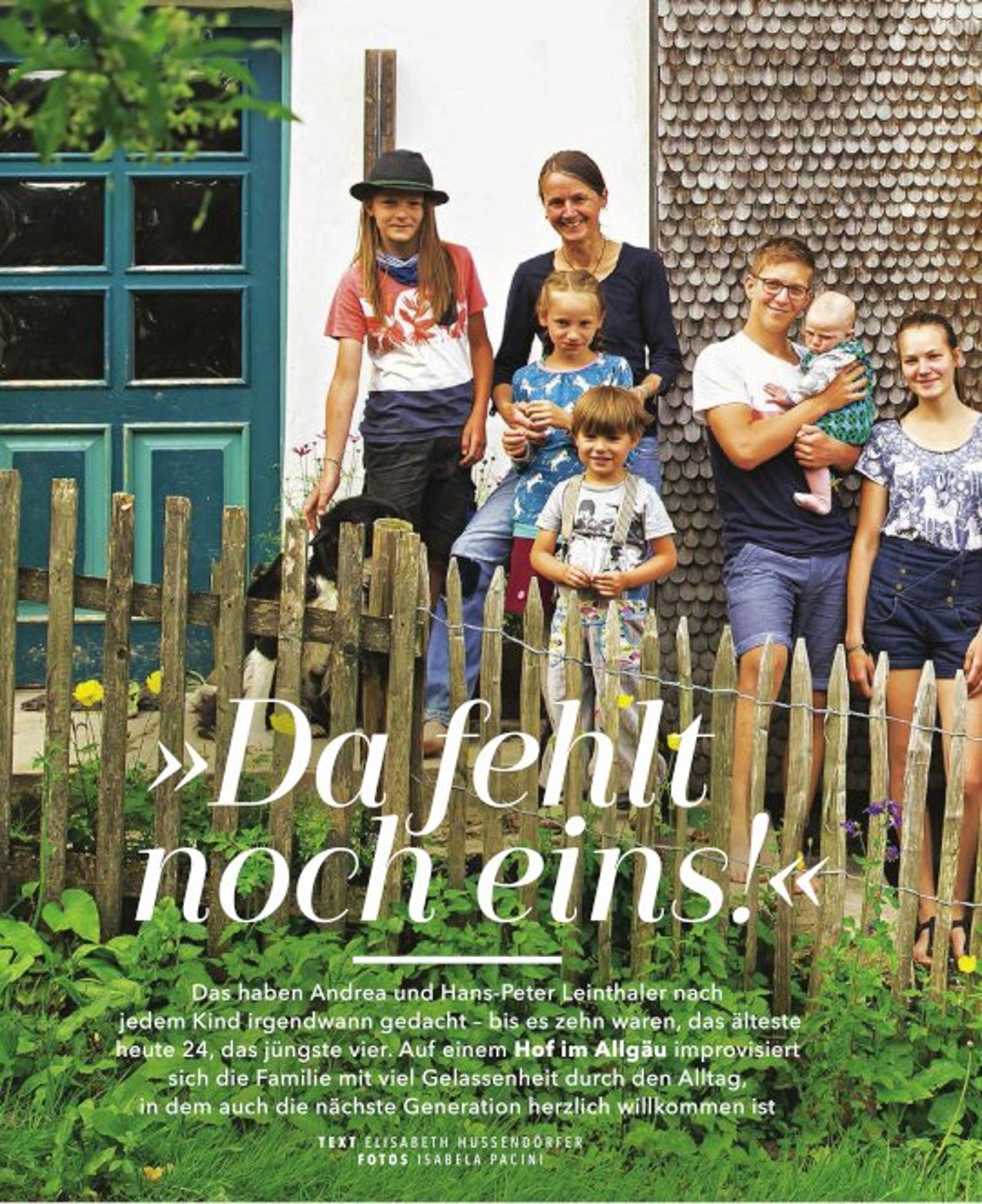 Da fehlt noch eins!