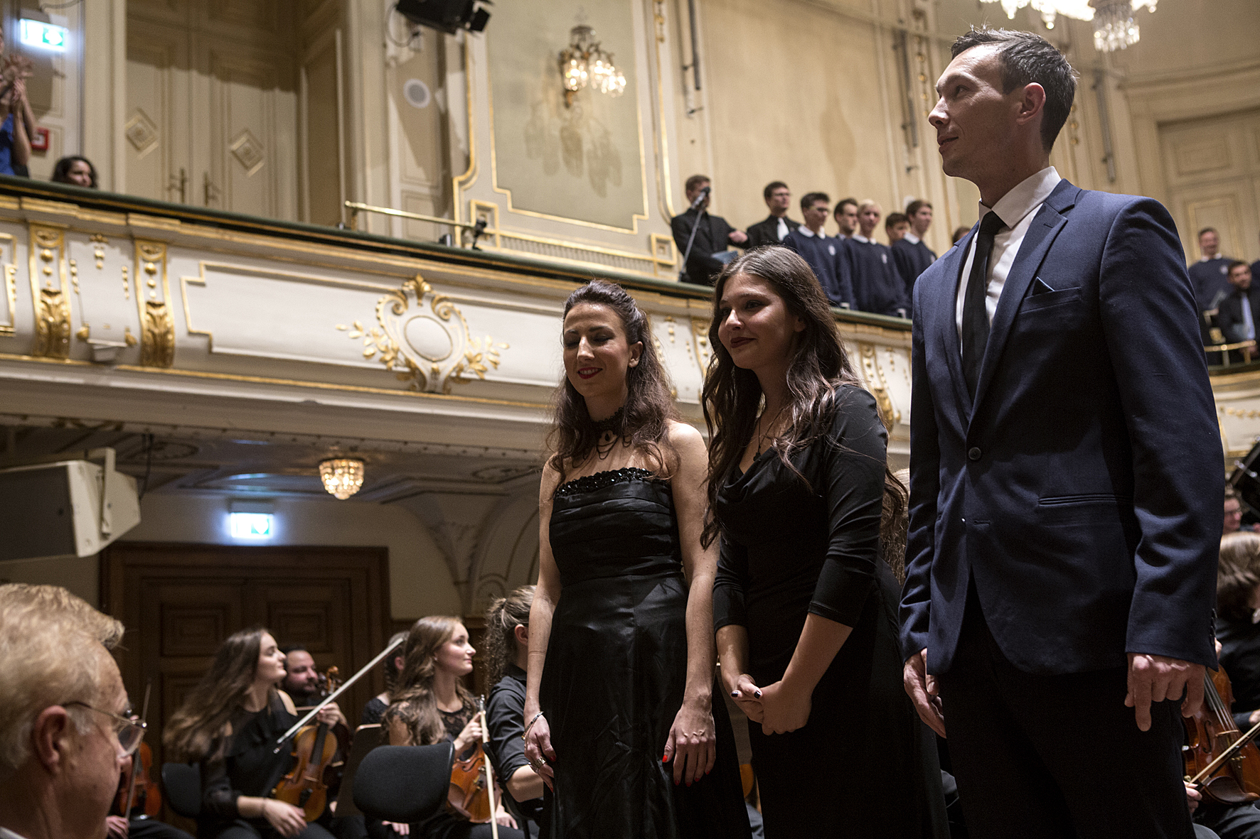 Closing applause after The Armed Man - A Mass for Peace in the Stefaniensaal, Voices of Spirit 2016, Graz