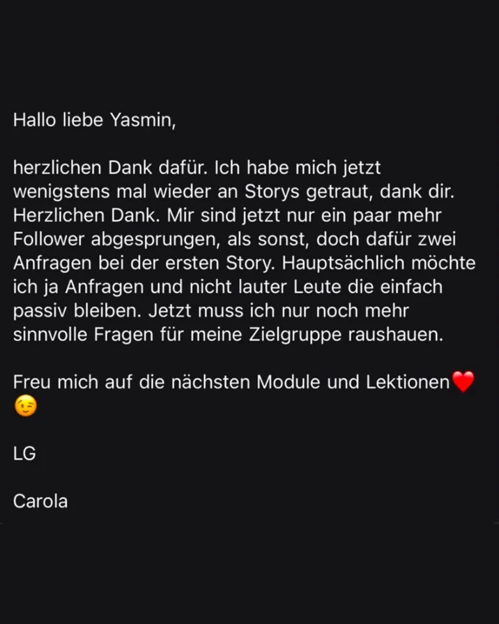Story-Ergebnis: 2 Anfragen bei der ersten Story