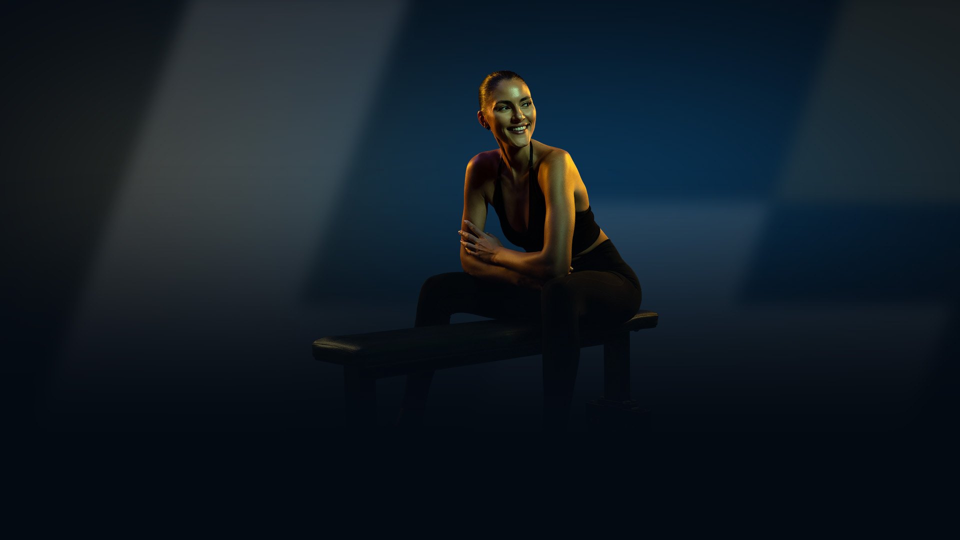 Sportlerin bei High Class Fitness zum Christmas Special