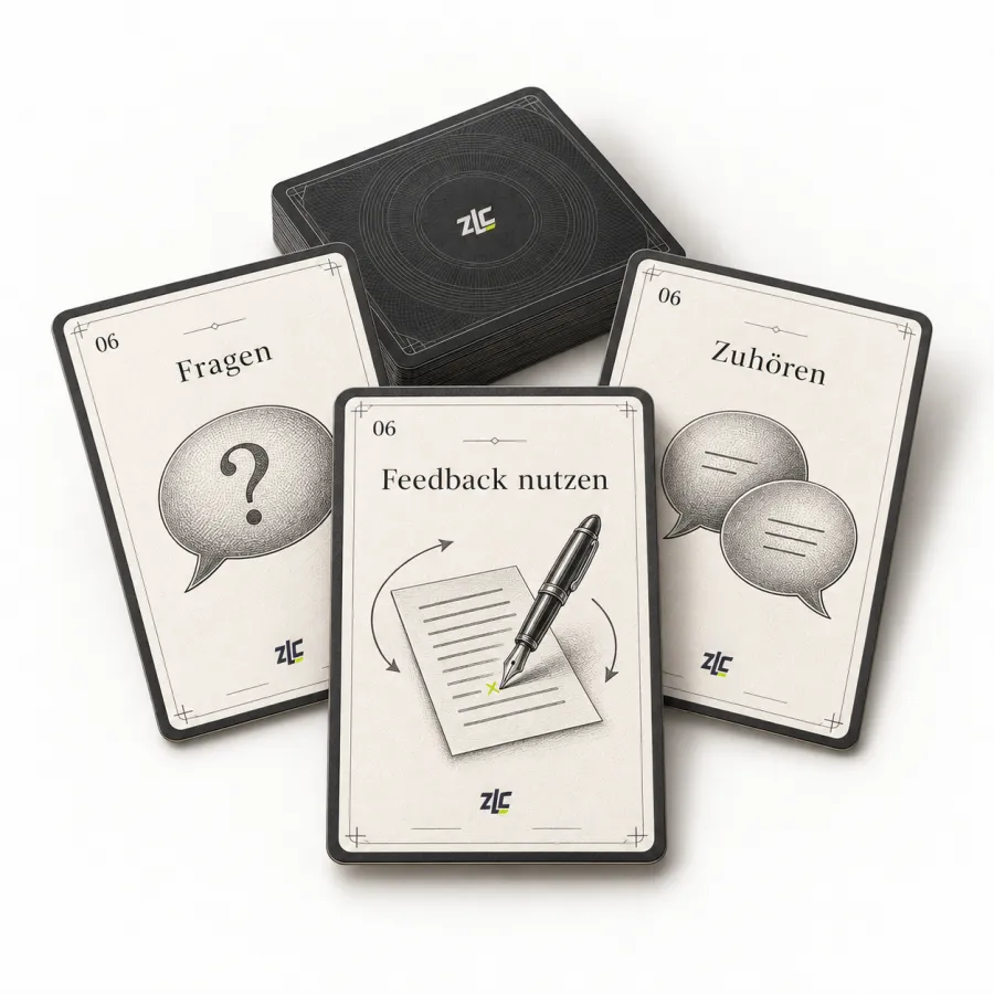 ZLC-Kartenmotiv 6: Feedback nutzen. Dein Angebot schärfen.