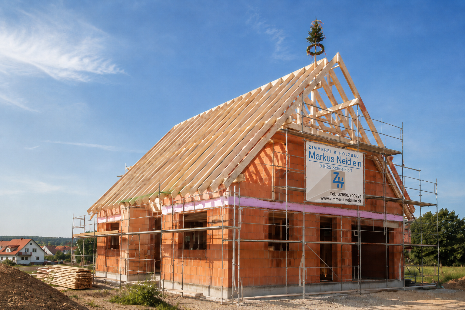 Dachsanierung in Schnelldorf – Zimmerei & Holzbau Neidlein