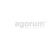 Agorum Logo: stilisiertes weißes Quadrat mit Pfeilen, daneben "agorum" und "DIGITAL TOOLKIT for AI".