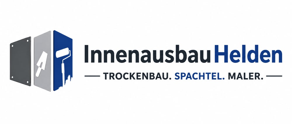 InnenausbauHelden Logo – Trockenbau, Spachtel- und Malerarbeiten