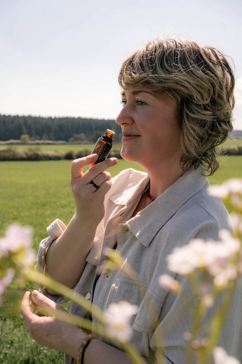 Felicitas Knapp, zertifizierte Ernährungsberaterin, Yoga-Lehrerin und Aromaberaterin