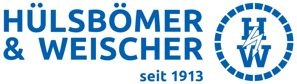 Das Logo von Elektro Wesser zeigt einen gelben Blitz zwischen dem blauen Wort "ELEKTRO" und dem roten Wort "WESSER".