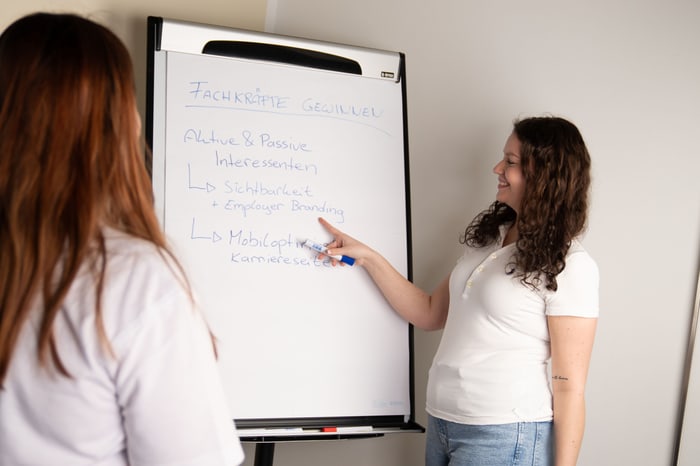 Socialmedical Team bei der Planung der Fachkräftegewinnung